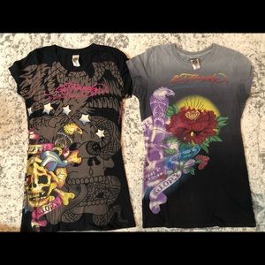 Ed hardy tee’s